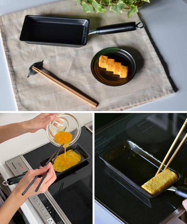 使うごとに鉄の表面に油が馴染み、焦げつきにくくなります