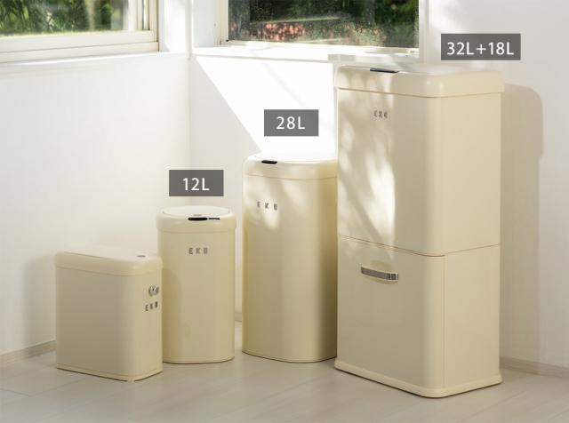 リビングやキッチンで使い勝手の良い28Lもあります