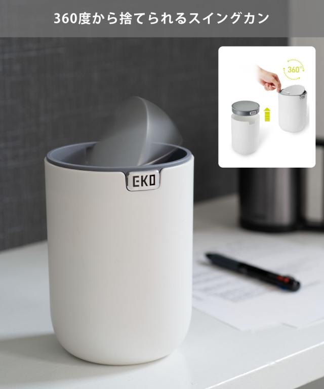 蓋はスイング式で360℃回転します