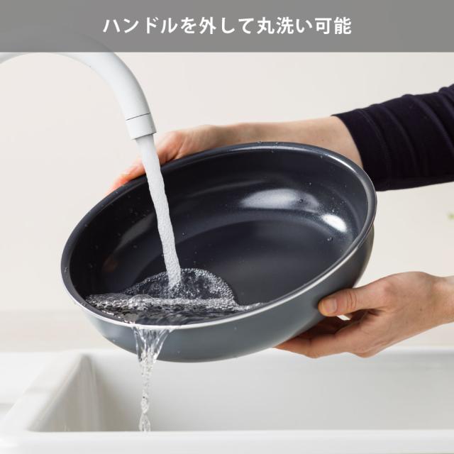 取っ手が取れるのですみずみまできれいに洗うことができ衛生的