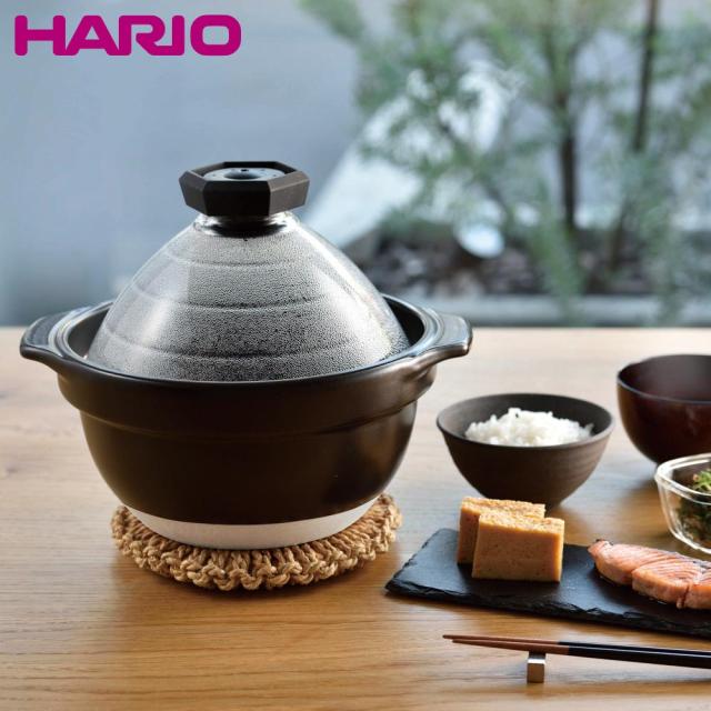 耐熱ガラス製フタのご飯釜