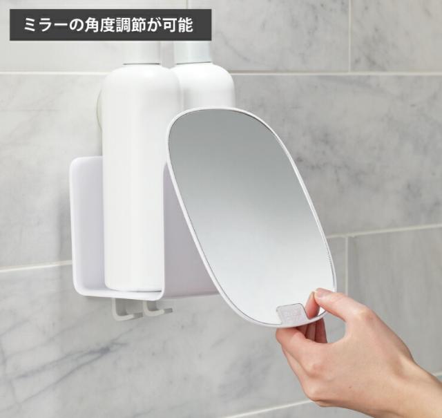 ミラーは角度調節が可能です