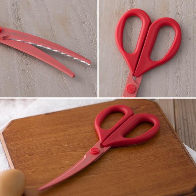 貝印,カーブキッチンバサミ,料理家の逸品