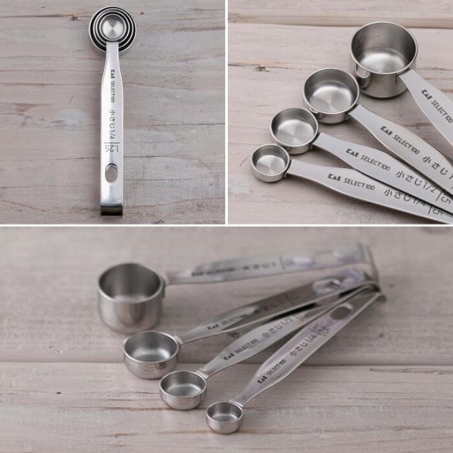 セレクト100,計量スプーン 4本組,貝印