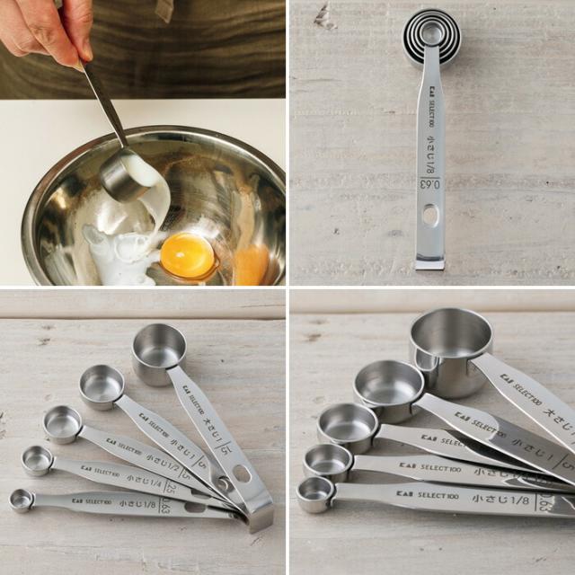 セレクト100,計量スプーン5本組,貝印