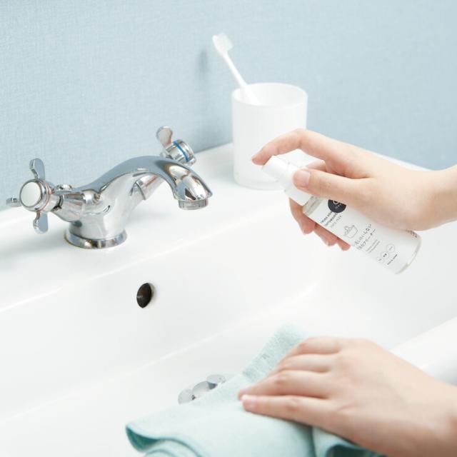 水を使わずにクロス等で拭き上げるだけで手軽に掃除ができます