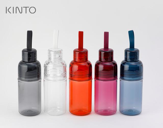 蓋は半回転でオープン、動きながらでも飲みやすい飲み口でスムーズに水分補給