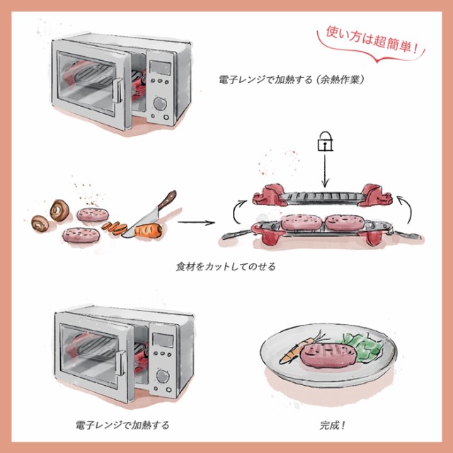 お洒落 ルクエ マイクロウェーブグリル Lekue Microwave Grill 電子レンジ調理器 キッチン 便利グッズ 送料無料 今だけ限定価格 Carlavista Com