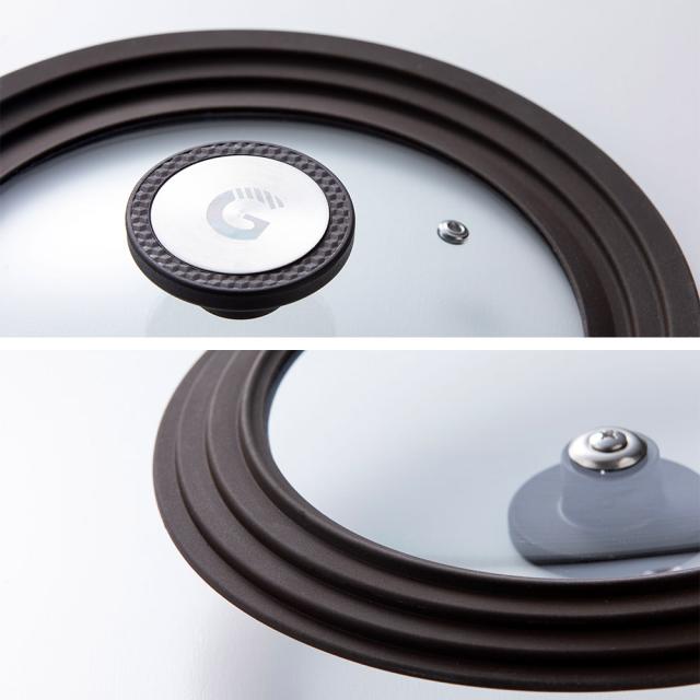 蒸気穴付きで蒸し料理や、煮込み料理など毎日のお料理に役立ちます