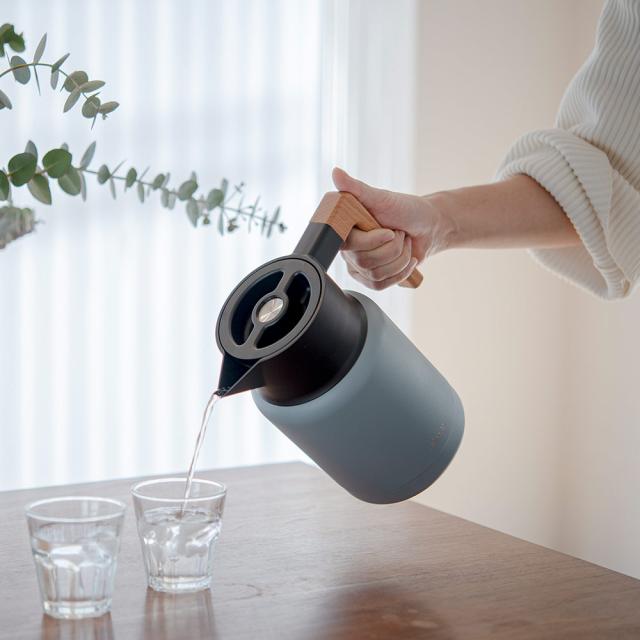 ポット本体内にも手を入れてしっかりと洗うことができます