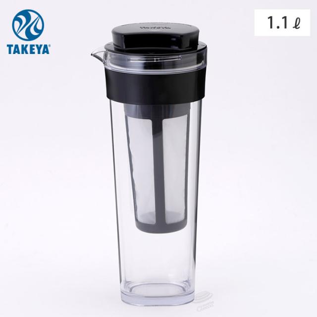 冷蔵庫のドアポケットにスッキリ収まる、スリムタイプの水出しコーヒーボトル