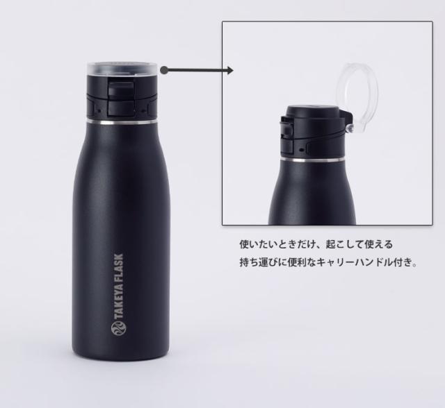 持ち運びに便利な、フタに収納できるキャリーハンドル付き