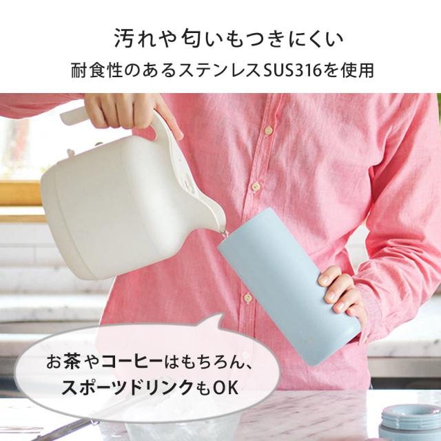 汚れや匂いもつきにくい耐食性のあるステンレスSUS316を使用