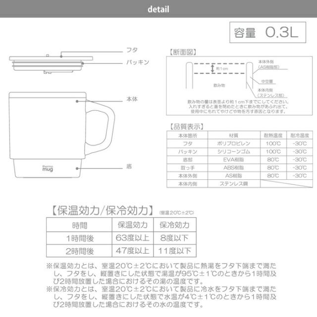 ステンレスとプラスチックの二層構造（中空二重構造）を採用
