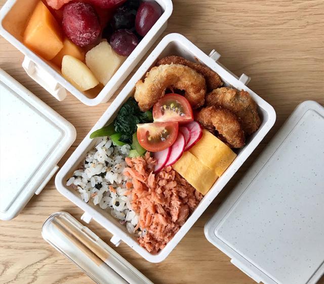 イージークリップを採用したことで、より開けやすくなったので、お子様のお弁当箱としてもおすすめ