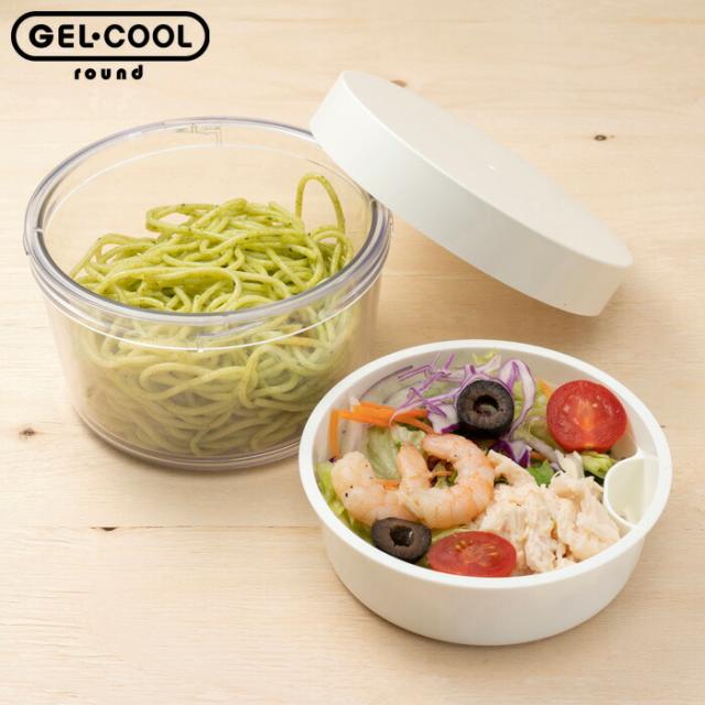 GEL-COOL round with inner tray ヌードルランチ,三好製作所
