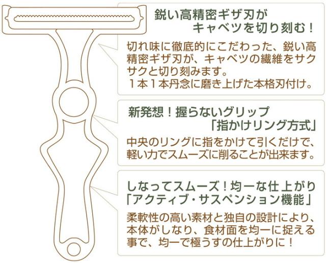 ののじ,キャベツピーラー スーパーライト,CBP-03G