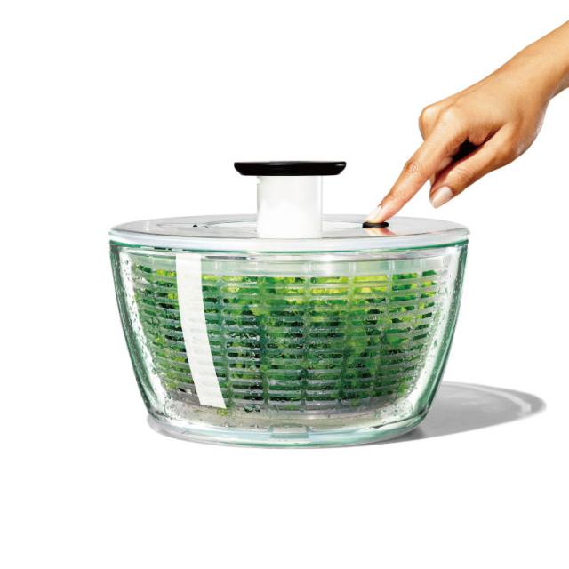 黒いストップボタンをワンプッシュすると回転が止まります