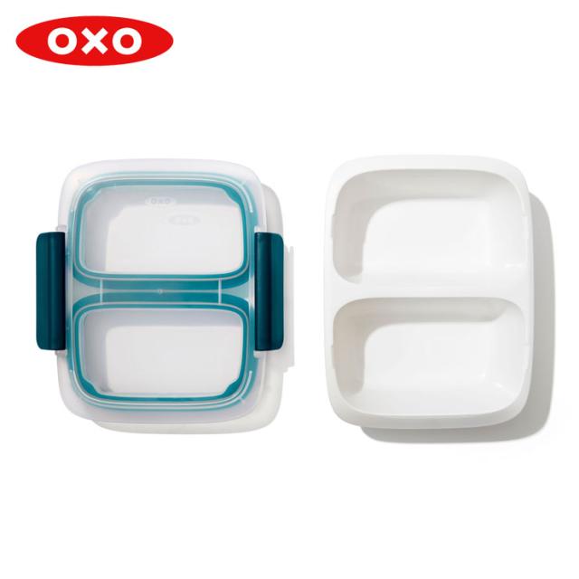 半透明のフタは中身が見えるのでおかずの作り置きにも便利