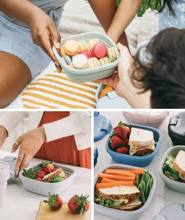 毎日のお弁当の容器としてだけでなく、キャンプやピクニック等のアウトドアシーンでも大活躍