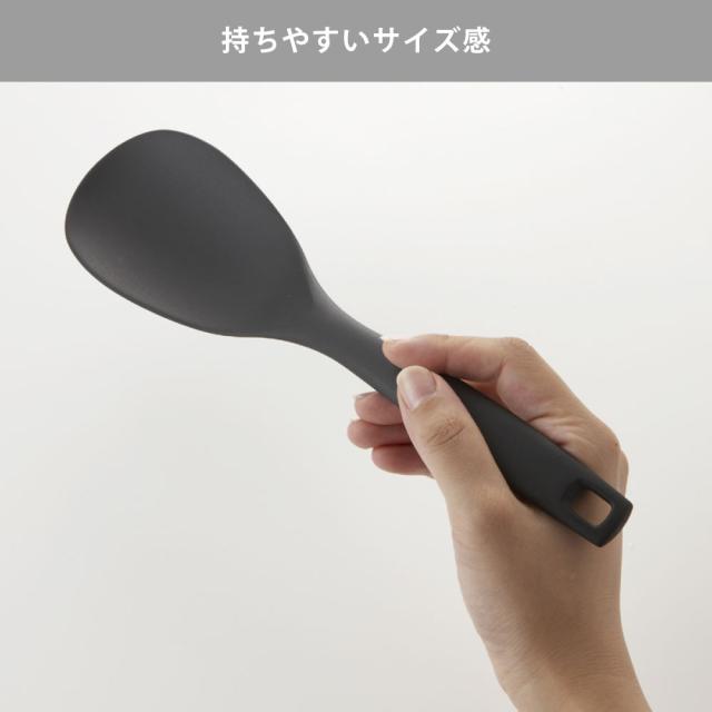 ふっ素樹脂加工のフライパンや鍋に傷をつけにくいナイロン製