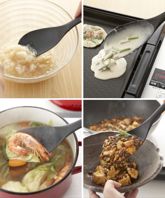 グラスファイバー入りの丈夫な構造だからしなりにくく、しっかりとすくえます