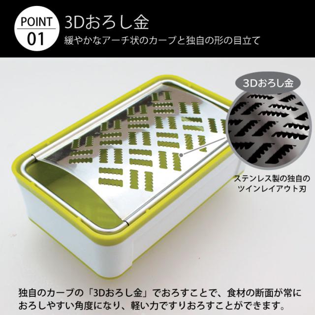 大根おろしをとことん研究して製品化したおろし金