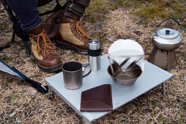 tetradrip,テトラドリップ,コーヒードリッパー,ステンレス,2〜4人用,レザーケース付き,携帯,アウトドア,おしゃれ,MUNIEQ(ミュニーク)