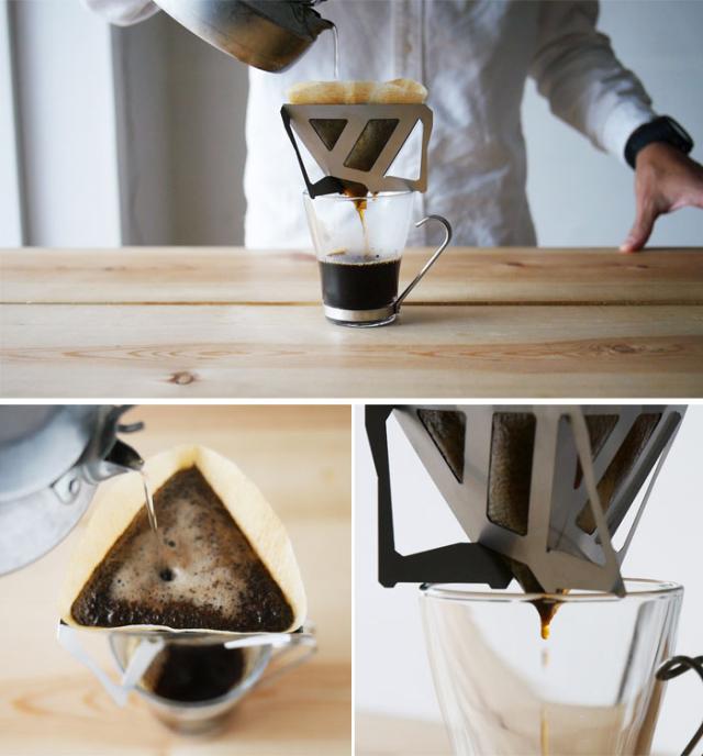 tetradrip,テトラドリップ,コーヒードリッパー,ステンレス,携帯,アウトドア,おしゃれ,MUNIEQ(ミュニーク)