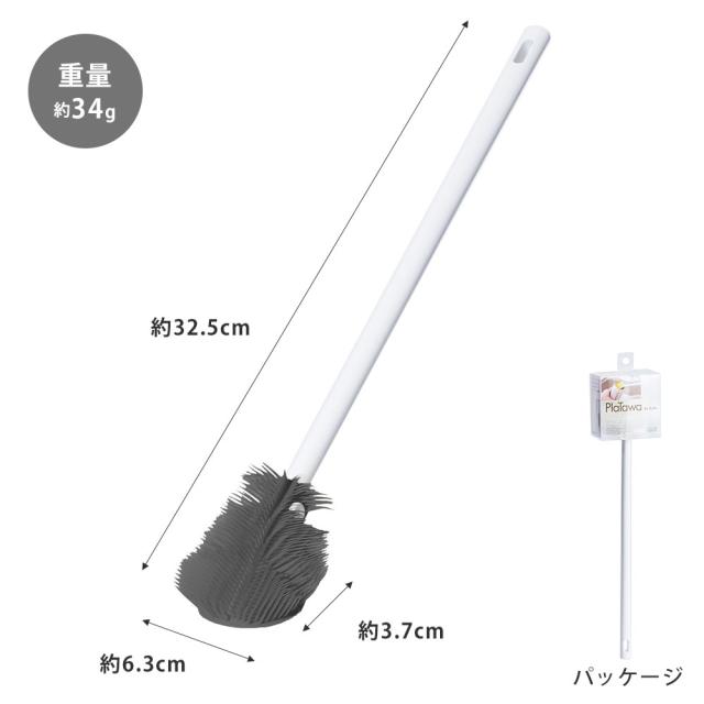 表面を傷つけにくく、高いブラッシング効果を発揮します