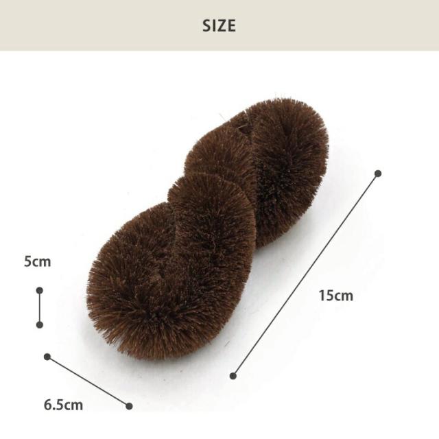 深めのグラスでも洗いやすい少し長めのサイズ感