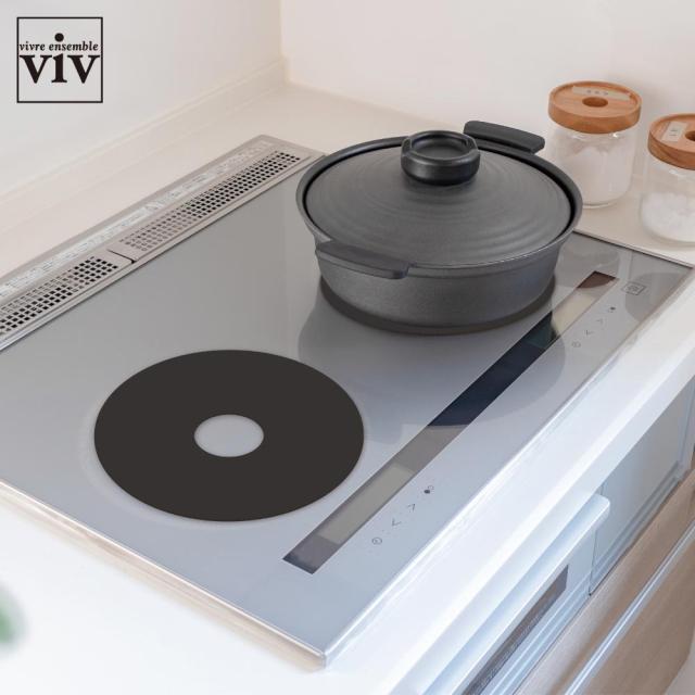 トッププレートの汚れやコゲ付き、キズを防ぐIHシリコーンマット