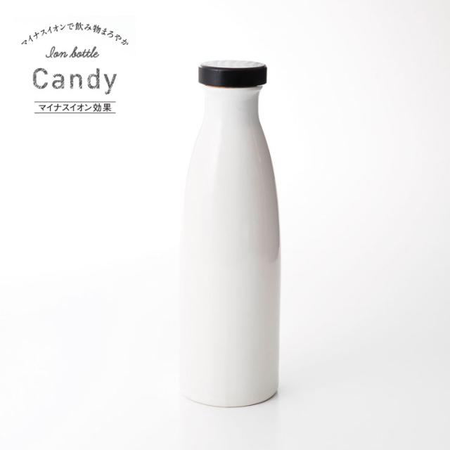 マイナスイオンとラジウム効果で酒類や水をまろやかにする信楽焼のボトル