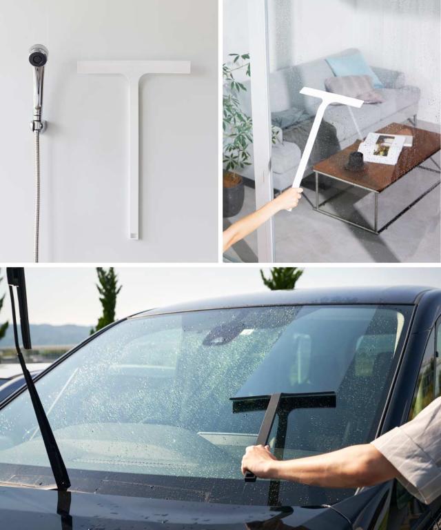 フロントガラスやルーフの水切りにも