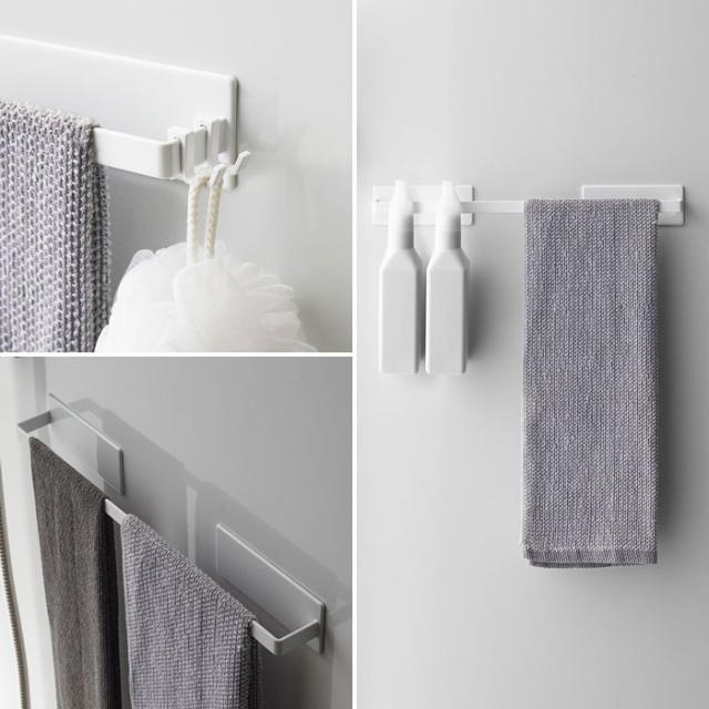MIST,ミスト,マグネットバスルームタオルハンガー ワイド,山崎実業,yamazaki