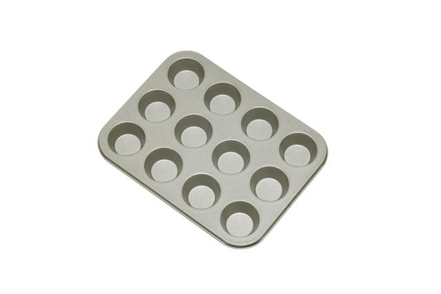 マフィン型/ミニマフィンパンケーキ型/12P (12個)【ベイクウェアー/富士ホーロー】◆マフィンカップ/パンケーキ型/お菓子型/焼き菓子/型/丸型/製菓道具/製菓用品/製菓グッズ/フッ素加工/キッチン雑貨/BakeWare/お菓子作り道具/お菓子道具