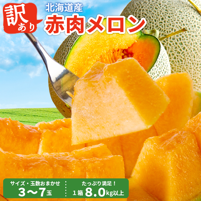 訳あり北海道メロン