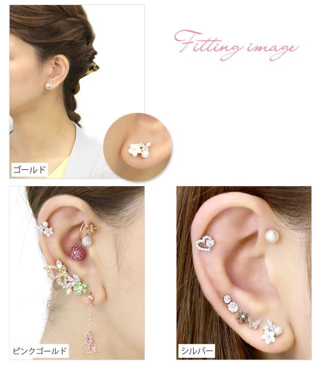 ホワイトフラワーがお上品な印象に