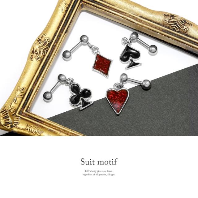 アンティーク調のトランプモチーフ