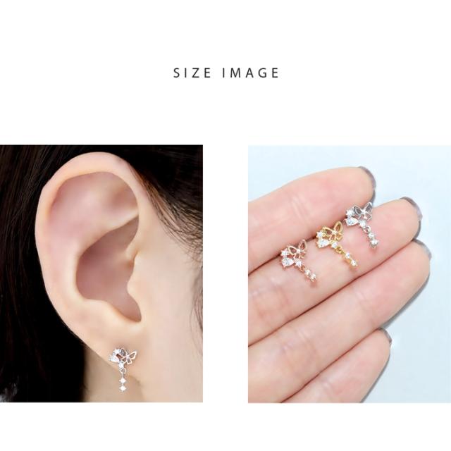 女性らしい耳元を演出