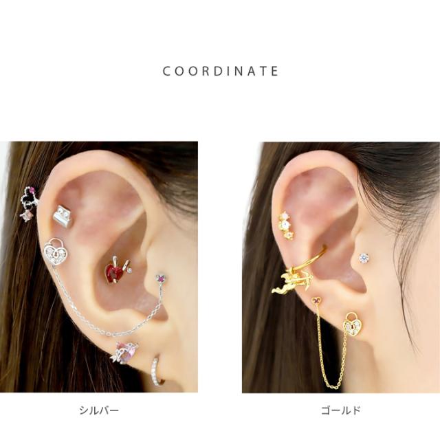 耳元でジュエルが輝く