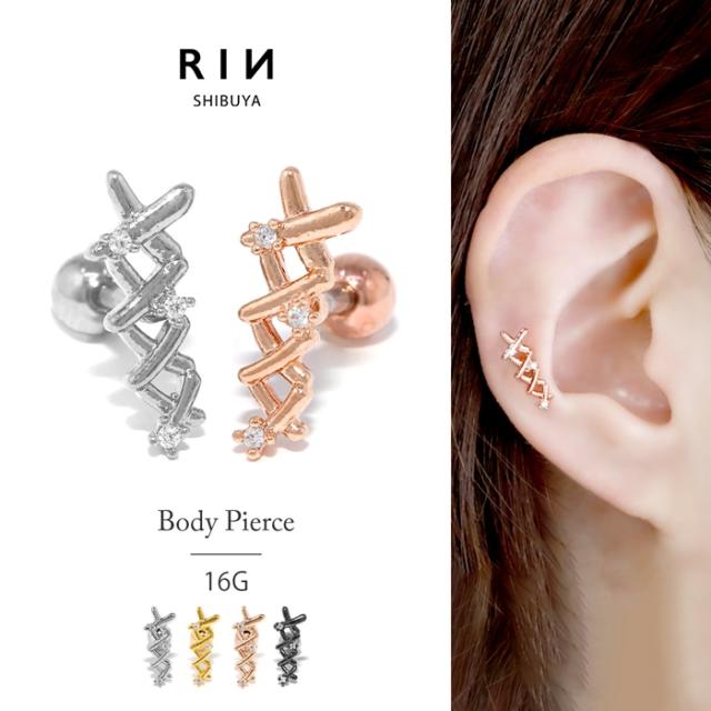 クロスする編み上げが可愛い