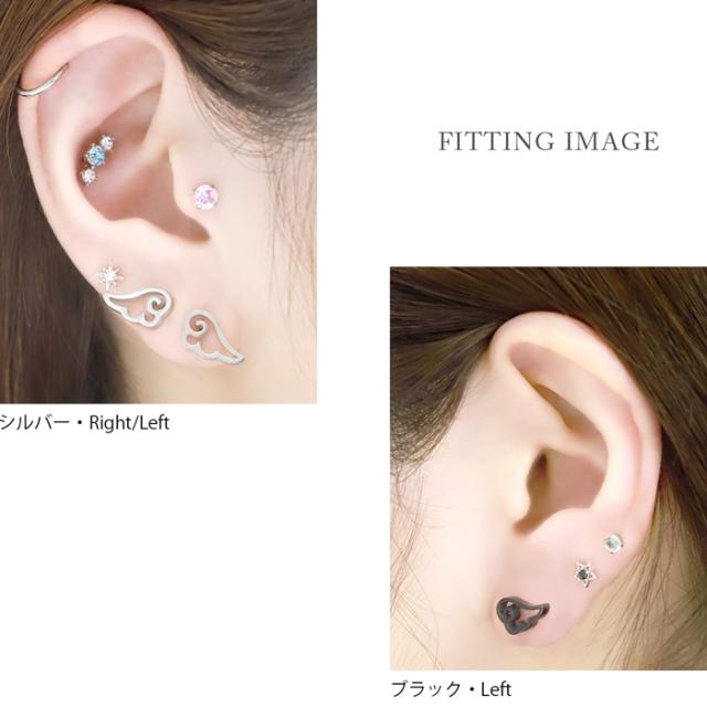 セット　シルバー925 ピアス　鼻ピアス　ノーズピアス　羽　七宝　羽　ウイング Amazon | [YFN] てんとう虫 鼻ピ 18ゲージ シルバー925 金属