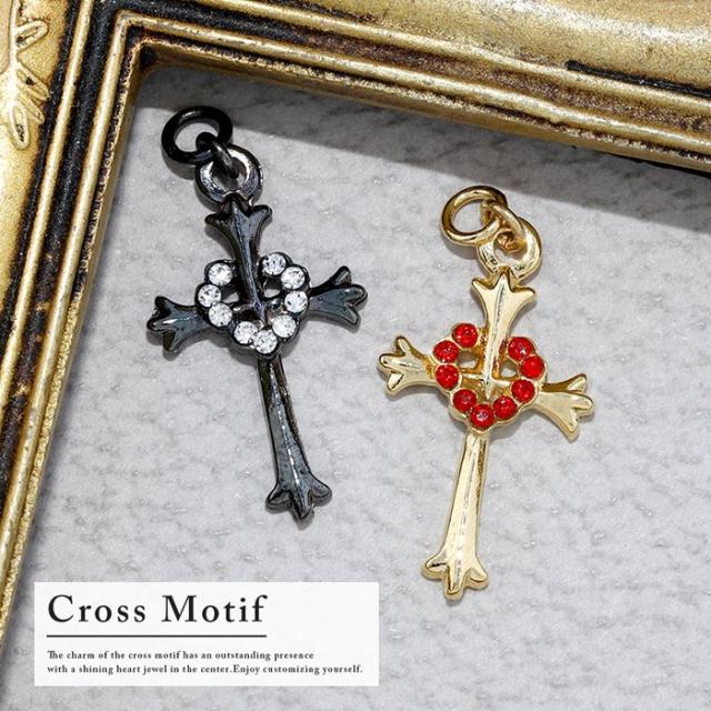 ゴールド＆ブラックな十字架