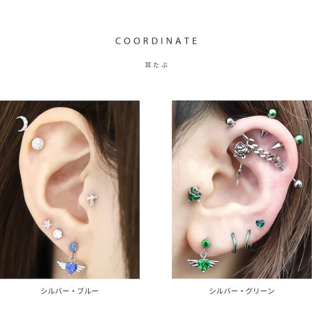 耳元を華やかに