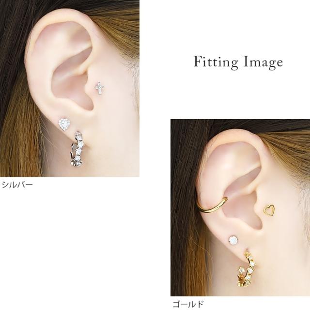 デザインリングピアス