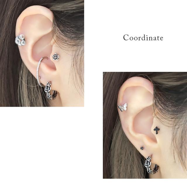 ワンタッチリングピアス