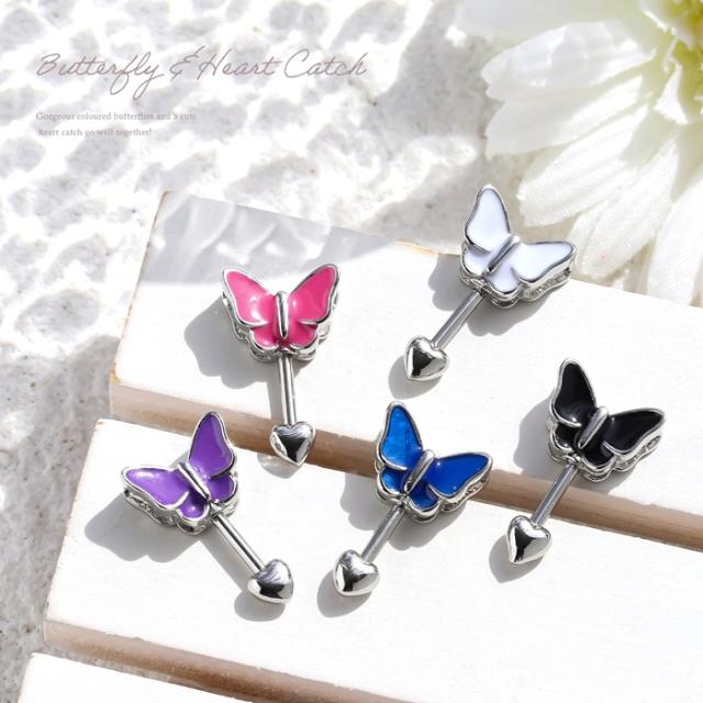 ちょうちょ軟骨ピアス