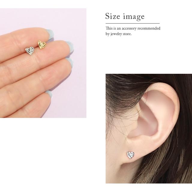 シャフトとキャッチはサージカルステンレス素材