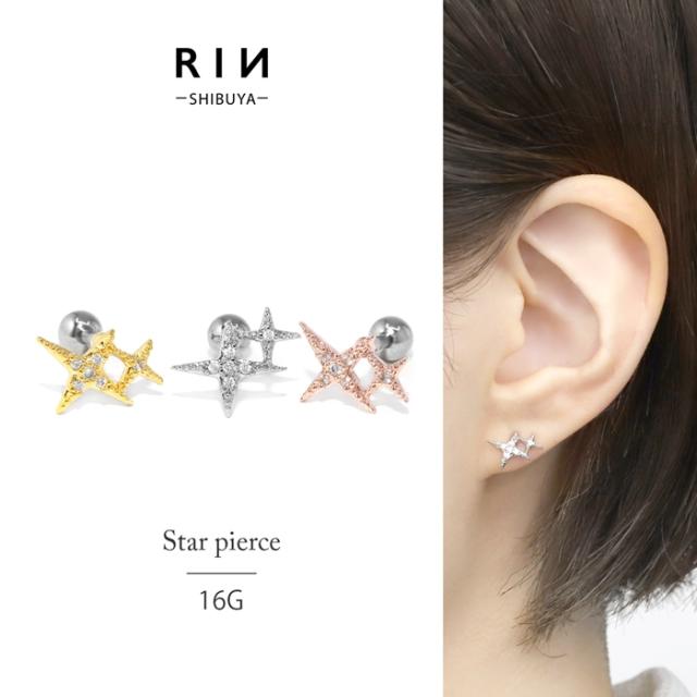 16ゲージ かわいい ボディピアス